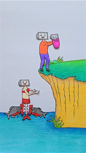 Save the Baby Before It’s Too Late!#shortsfeed #youtubeshorts #skibiditoilet #drawing