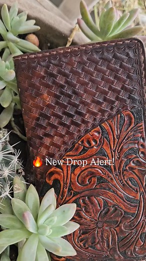 Two new handcrafted, handtooled leather wallets are almost here — dropping this Pink Friday! 🪡💼 Perfect for the guys who appreciate small-batch, one-of-a-kind craftsmanship. Made to last and designed with care, these wallets make a statement and a perfect gift. ✨ Don’t miss your chance — once they’re gone, they’re gone! | Jennie jean designs