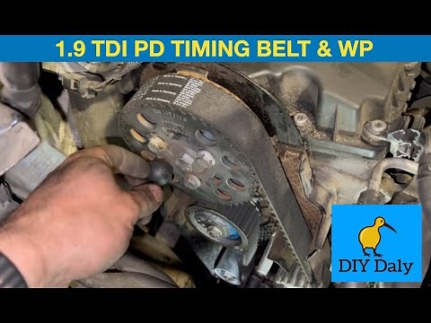 VW Golf 1.9 TDI PD Timing belt & water pump replacement