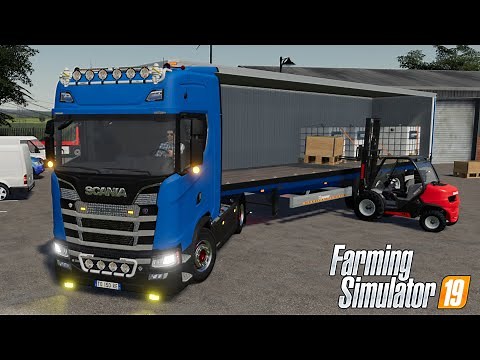 FS19 - WORKING as TRUCK DRIVER with Scania S580 - Truck mod for Farming Simulator 2019 ROLEPLAY MODS