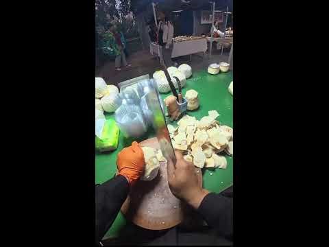 POV Vendor Workflow | Peeled Coconut with Natural Water | Real-Time Snack Livestream