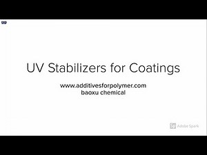 uv stabilizer for coatings, photodegradation protection