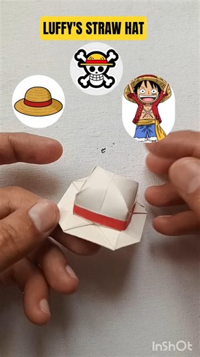 “Making Monkey D. Luffy’s Straw Hat with Paper 👒”