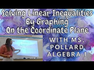 Solving Linear Inequalities Graphically