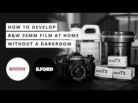 How To Develop 35mm Black and White Film At Home: NO DARKROOM! | Tutorial Ft. Ilford, Paterson