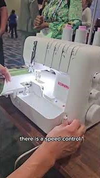 The new L660 from BERNINA is SO COOL! Did you see how the light turns on with the air threader?