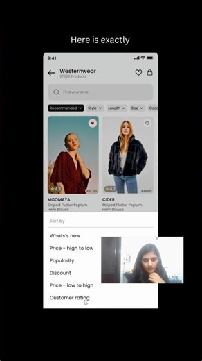 Day 34/100 Figma Prototyping: Slide up menu Animation Tutorial #overlay #figma #shorts #designshorts