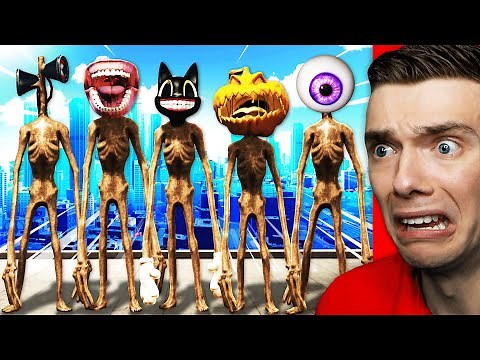 Finding SECRET SIREN HEADS In GTA 5 (Terrifying)