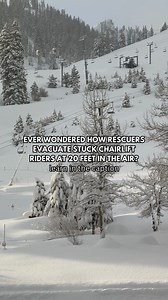 Have you ever wondered how rescuers evacuate stuck chairlift riders, 20 feet in the air? 🚡 ✅ Stop the lift & assess: Operators halt the chairlift while ski patrol evaluates how many people need evacuation and prioritizes. ✅ Set up rope systems: Rescuers anchor ropes to towers or solid points, creating controlled descent lines. ✅ Attach rescue lines: Using poles or throw lines, they clip lowering ropes to each chair. ✅ Harness & lower riders: Passengers are fitted with a harness or sling and slo