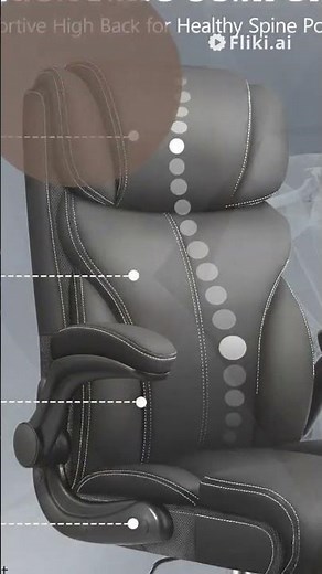 Best Ergonomic Office Chair for Big & Tall Users | Ultimate Comfort, Lumbar Support,& High Back 2024