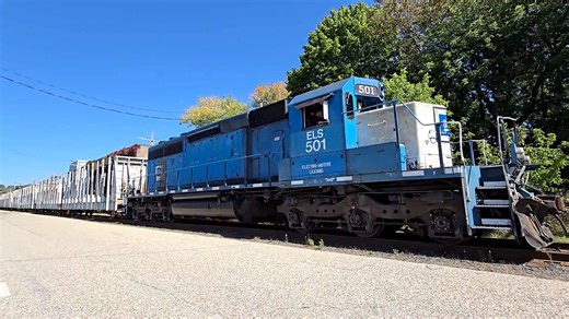 Not many railroads still haul pulpwood but when do, Mega Log Haulers are the way to go!! The Escanaba & Lake Superior Railroad is the only place I've ever seen these cars being used and its kind of cool! | Escanaba & Lake Superior Railroad w/ Jason Asselin