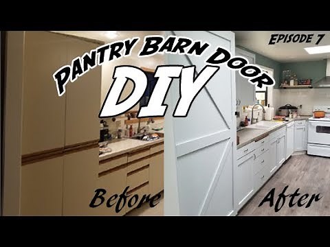 How to Build a Pantry Door | DIY Barn Door | DIY Pantry Door | Refacing Pantry Door