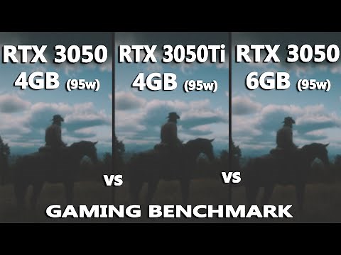 Laptop RTX 3050 4GB vs RTX 3050Ti 4GB vs RTX 3050 6GB Gaming Benchmark Test