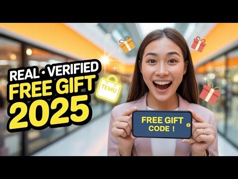 Temu Free Gift Code 2025 😱 – Real, Verified, Tested!