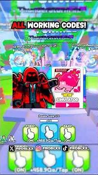 All Working Codes in Clicking Simulator Ultimate Roblox! 🔡