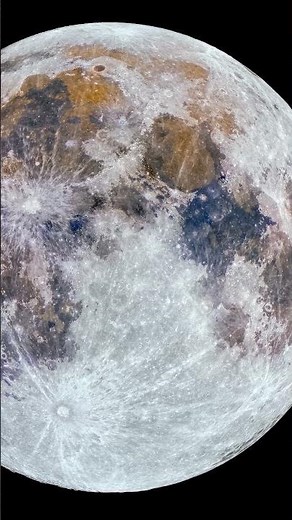 Full Mineral Moon Stacked in Photoshop | Shot with Panasonic G9II and Tele Vue 85 | Astrophotography