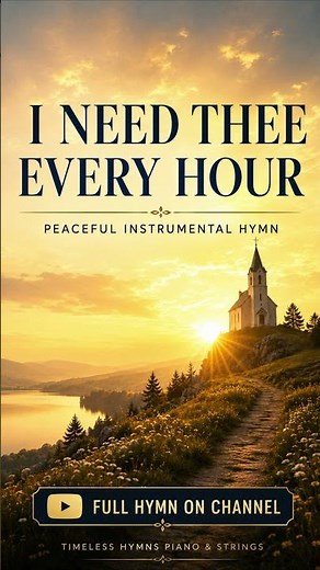 I Need Thee Every Hour