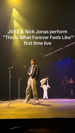 Nick Jonas & JVKE perform “This Is What Forever Feels Like” together last night in Providence, RI! 📸: jonasvault on TikTok #NickJonas #Jonas #JonasBrothers | Follow @jonasdailynews_ for more. | Jonas Brothers Daily News