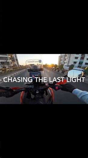 Chasing The Last Light | KTM 390 Adventure Golden Hour City Ride