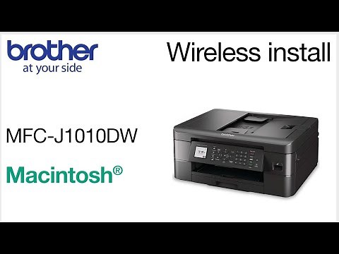 MFCJ1010DW wireless setup from app - Macintosh