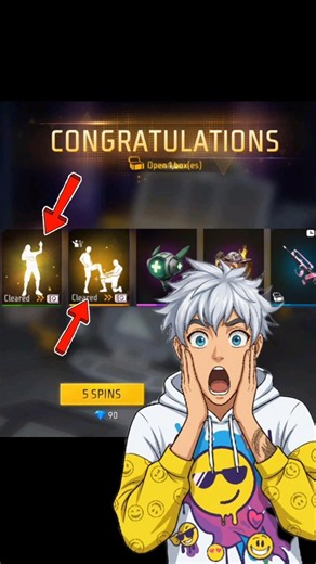 LOL Emote Mil Gaya 🤯: New Emote Royal Free Fire 💎 #freefirenewevent #lolemotes