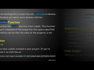 How to Omit undefined Properties in JavaScript or TypeScript Object Serialization