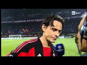 MILAN-REAL MADRID 2-2 - INTERVISTA INZAGHI - 03/11/2010
