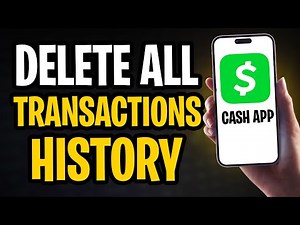 How to Clear Your Cash App Transaction History (Delete ALL Transactions History) ✅