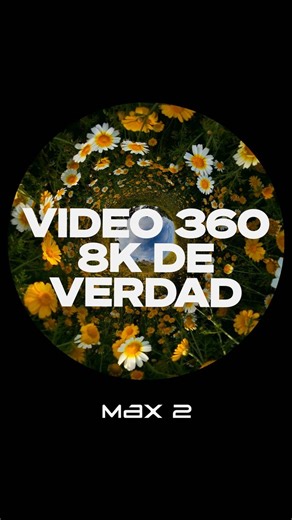 Conoce la #GoProMAX2 — Parte 1 de 6 🎥 Video 360 en 8K de verdad, con hasta 21% más resolución que la competencia. 8K de verdad significa exactamente eso: sin upscaling engañoso, sin contar pixeles no usados, sin contenido generado por IA. Solo resolución real, que te da más nitidez y mayor libertad para reencuadrar. Combínalo con el color de 10 bits, la codificación GP-Log y el bitrate líder en la industria de 300 Mbps con GoPro Labs, y obtendrás la imagen 360 de mayor calidad del mercado. La r