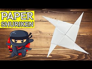 How to Make Paper Shuriken Tutorial Step by Step | Origami Ninja Star