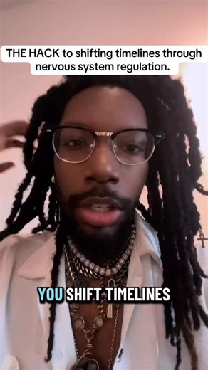 QUANTUMSHIFTACADEMY on Instagram: "The hack to shifting timelines through nervous system regulation You don’t shift timelines just by thinking differently — you shift them by teaching your nervous system a new emotional reality. When you’re stuck in a situation that doesn’t feel in your favor, the real work is learning how to regulate the emotions that situation triggers. Because the moment you shift your perspective, your body slowly stops reacting like it’s in danger… and starts responding lik