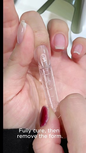 Reverse French Nails Technique with Dual Nail Forms