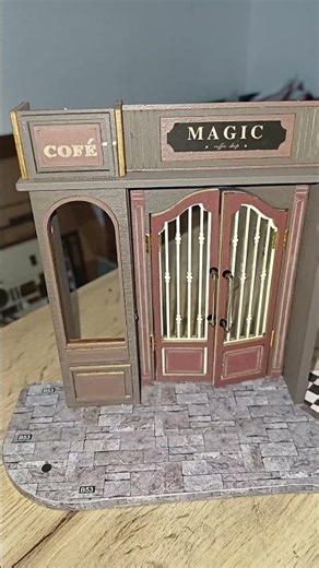 DIY ⚙️Vintage Coffee Shop☕️ part 21 #cutebee #bastelanleitung #miniature #diy #classicminiature