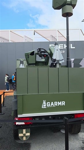 Diehl Defence GARMR Kinetic Defence Vehicle (KDV) Back ILA Berlin Air Show #military #defence