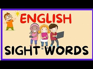 ENGLISH SIGHT WORDS FOR KINDER & GRADE 1 / READING SKILLS