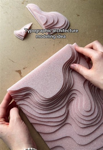 Topographic architecture modeling idea #architecture #architecturestudent #architectureschool #architecturetiktok #on