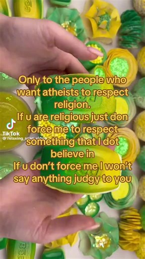 I don’t respect religion, cause I don’t believe in it. If u are religious don’t force respect or beliefs on atheists. If u force me to respect I will judge u, if u don’t force me I won’t say anything against ur beliefs. We should not have to respect something that is not real for us, and that we don’t live by. Cause that would not make us an atheist. For me being atheist is about being real to myself and not having to be nice to religious people if they force respect or beliefs#atheist #religion