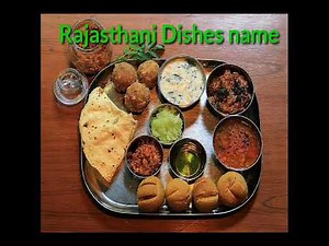 famous traditional RAJASTHANI Dishes Name//Top 20 famous food of rajasthan//Rajadhani food