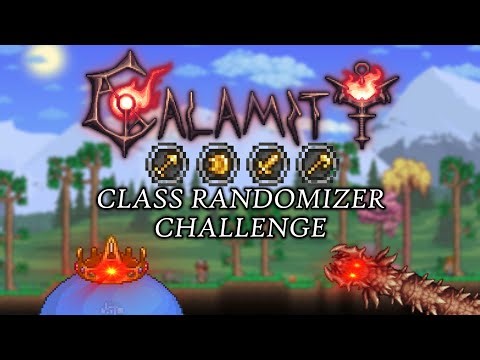 Beating Terraria Calamity With the Class Randomizer! (PART 1) Slime and Scourge Eradication