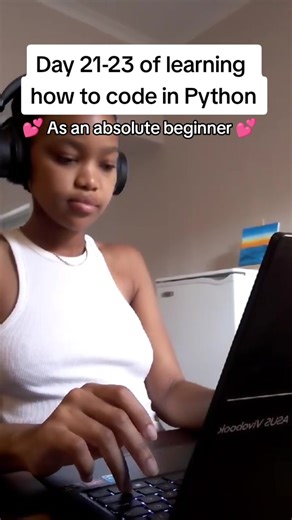 Learning to code while studying speech therapy. Best of both worlds for real 🤍 For the coding I'm using a course on Udemy called 100 Days of Code: The Complete Python Boot camp. Then for Speech Therapy I'm studying at Stellies, it's offered at a few uni's in SA #python #SAMA28 #coding #tech #techtok #programming #southafricantik #southafrica