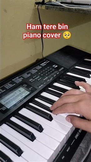 # hum tere bin #piano easy tutorial and long video 📸