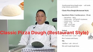 A professional pizza dough recipe | Chef Sanjaya