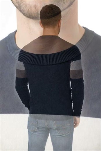 Stylish Men's Color Block Sweater for Fall & Winter | Trendy Layering Outfit Ideas