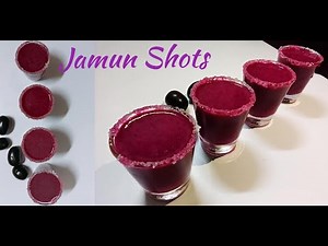 Jamun shots | Black Plum juice | Easy Jamun shots recipe | Healthy juice recipe at home