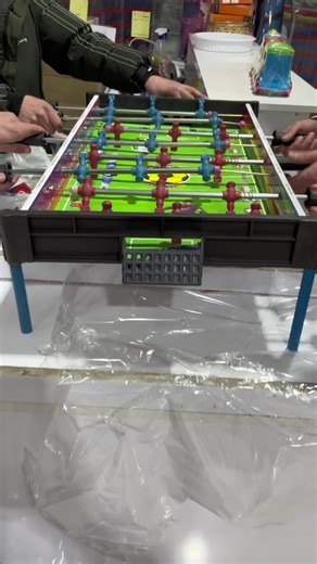 Miniature Foosball Table Gameplay Experience