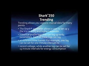 Shark® 250 Meter Advanced Programming with CommunicatorPQA® Software