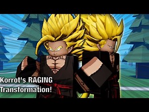 Korrot’s RAGING Transformation! | Dragon Ball RP Zenkai (Roblox)