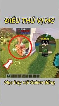 Mẹo Hay Với Golem Đồng 🤖🔥🎮 #minecraft #gaming #viralshorts #fyp #LongKaEntertainment