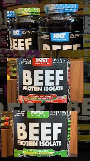 NXT Beef Protein Isolate: 27 g Protein & Fruity Flavours | Nayble UK