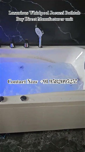 luxury Whirlpool Jacuzzi BathTub✨️ 🛀 #quasay #ytshorts #bathroomdesign #jacuzzitub #Bathtub #Jacuzzi